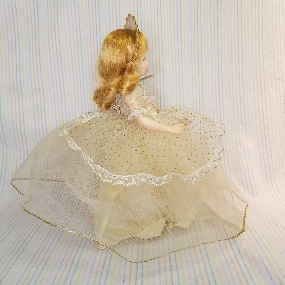 1965 Vintage Madame Alexander Doll Cinderella w/ Stand Gold Dress Shoes Bloomers - Picture 8 of 10